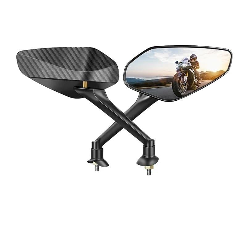 Rétroviseurs Convexes de Moto Réglables Améliorent la Vision Shadow VT