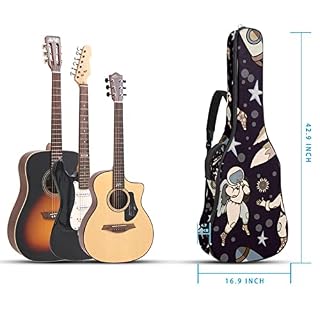 Housse de protection en éponge épaisse imperméable pour guitare acoustique électrique basse classique, Multicolore 07… - Les Beatles, Paul McCartney, John Lennon, RIngo Starr, George Harrison Housse de protection en éponge épaisse imperméable pour guitare acoustique électrique basse classique, Multicolore 07… – Image 5