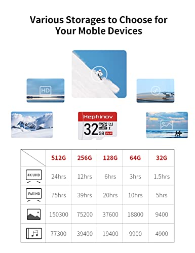 Hephinov-Micro-SD-Card-32GB-MicroSDHC-Up-to-90MBsR-SD-Adapter-with-A1-C10-U1-V10-Full-HD-Memory-Card-for-Camera-Smartphone-Drone-Dash-Cam-Gopro