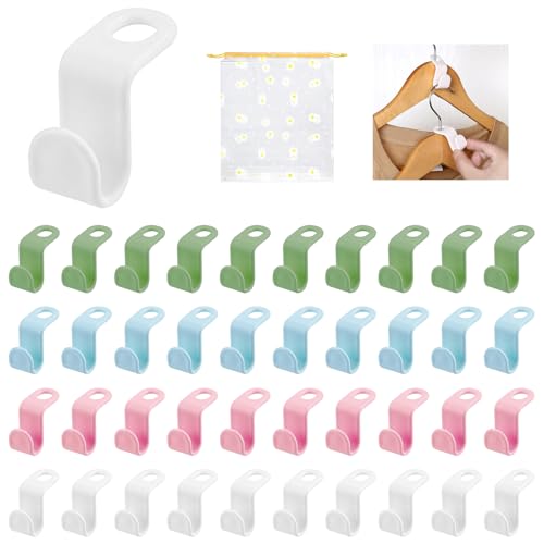 GAOHAN 102 Pcs Clothes Hanger Connector Hooks Space Saver Hangers