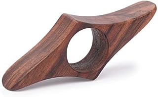 TILISMA Book Page Holder -Handmade Natural Walnut Thumb Bookmark -Novel Reading Accessories Gifts for Readers, Book Lovers Gifts, Bookworm Gifts, Literary Gifts - Book Accessories (XL 0.98 inches)