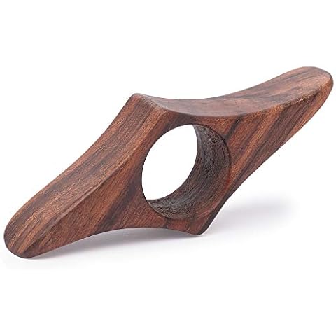 TILISMA Book Page Holder -Handmade Natural Walnut Thumb Bookmark -Novel Reading Accessories Gifts for Readers, Book Lovers Gifts, Bookworm Gifts, Literary Gifts - Book Accessories (Medium 0.86inches) Cover