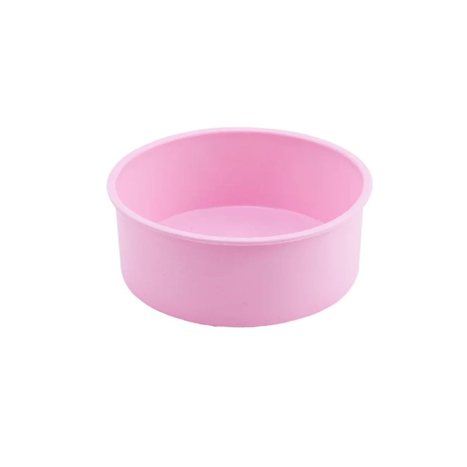 Genérico Molde Redondo de Silicona for Pastel, Molde for Hornear 4, 6, 8 y 10 Pulgadas(Pink,10 Inch)