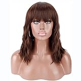 ★ Material: Diese Perücke Besteht Aus Hochwertigem Hitzebeständigem Kunstfaserhaar. Es Ist Nicht Nur Weich Und Glänzend, Sondern Auch Kein Haarausfall, Kein Verheddern, Kein Geruch, Sieht Aus Wie Echtes Haar! Perfekt Für Lange Nutzung.