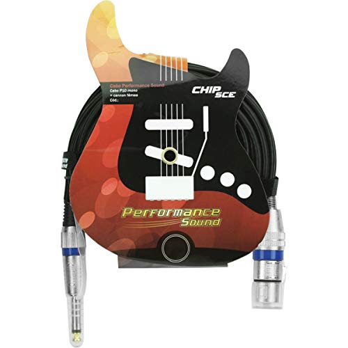 Cabo P10 Mono + Cannon Fêmea