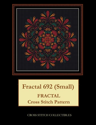 Fractal 692 (Small): Fractal Cross Stitch Pattern