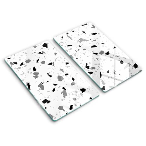 Planche à découper gres de pierre decorative premium de dimensions 2x30x52cm - 2