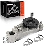 A-Premium Engine Water Pump with Gasket & Pulley Compatible with Chevrolet Camaro 2012-2015 Caprice 2011-2017 Corvette SS & Cadillac CTS & Pontiac G8