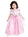 Little Adventures Royal Pink Princess Dress Up Costume for Girls (Medium Age 3-5) - Machine Washable Child Pretend Play and Party Dress with No Glitter