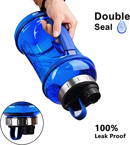 FORWEWAY Large Sports Water Bottle 2.2l Eco-friendly BPA-free Leak-proof Extra-strong Reusable Durable with Capacity Maeker Big Water Container for Outdoor Fitness Cycling Hiking Camping - Image 4