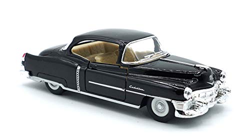 KiNSMART 1953 Cadillac Series 62 1:43 O Scale 5 Inch Die Cast Metal Model Classic Ventage Toy Car (Black)