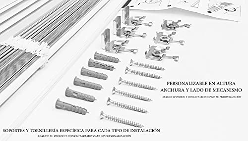 Miniatura 6 de Decorestor Persianas Venecianas De Aluminio A Tu Medida - 140 X 180 Cm. Anchos De 36 A 240 Cm - Rojo. Venecianas Aluminio - Cortinas Venecianas