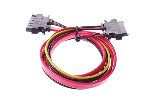 Smakn(Tm) 22-Pin (7+15) Sata Male To Female Data And Power Combo Extension Cable - Slimline Sata Extension Cable M/F - 20Inch (50Cm) #TOP7