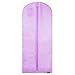 HANGERWORLD Lilac Polka Dot 60inch Breathable Dress Garment Clothes Carry Cover Storage Protector Bags