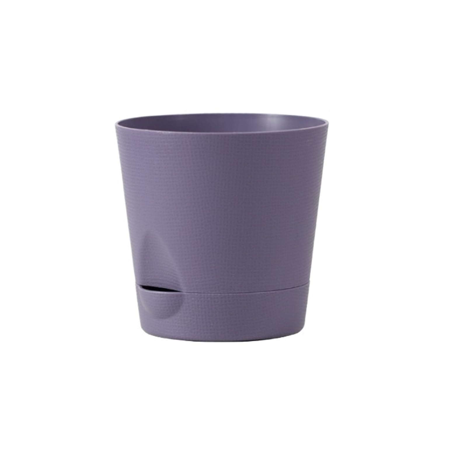 JUAKSQZYI Self-Watering Planters with Drainage Hole Plastic Succulent Flower Pot for Indoor and Outdoor Decorative(Purple)