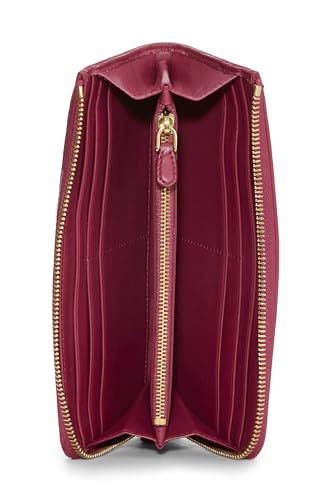 Pre-Loved Pink Quilted Nylon Wallet, Pink4