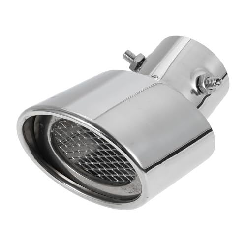 FUELHOOD 2.36インチ エキゾーストチップ スズキ ハスラー MR52S MR92S 車用 エキゾーストチップ テールパイプ マフラーチップ テールパイプ シルバートーン 1個