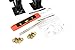 Red Hound Auto 4 Telescoping Folding Trailer Stabilizer Jacks Swing Down 1000 Lbs Support Capacity Each for RV Trailer Camper Includes Handle and Mounting Screws