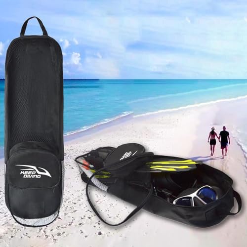 Bolsa impermeable para equipo de esnórquel y bolsillo para buceo de tela 6