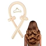 harukita ヘアカーラー 髪カーラー 手巻きカーラー ヒートレスヘアカーラー 寝ながらカーラー ギフト 熱を使わない 髪に無害 ベージュ