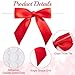 Pndeyo 20pcs Twist Tie Bow for Crafts, 3.5