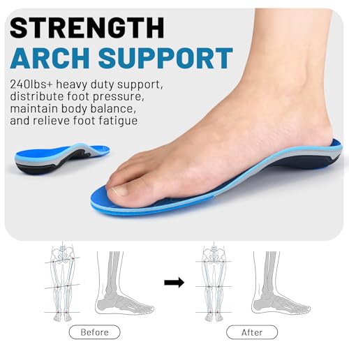 Plantillas ortopédicas para fascitis plantar, talla 13 US miniatura 5