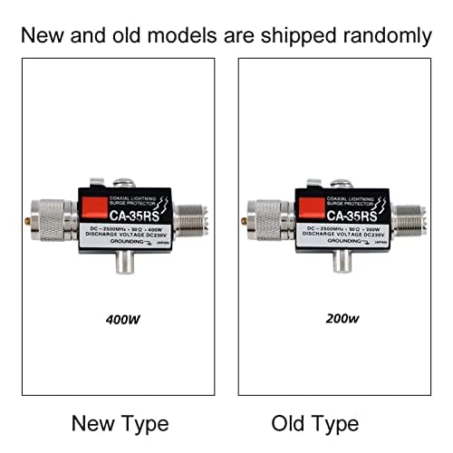Miniatura 2 de Pararrayos coaxiales de la sobretensión de la frecuencia ultraelevada CA-35RS 0-2500MHz 50 ohmios del protector de sobretensiones macho a hembra del