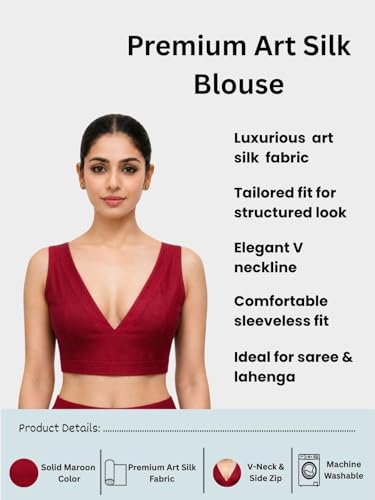 Image of Thevasa Women's Divine Depth Sleeveless Blouse
