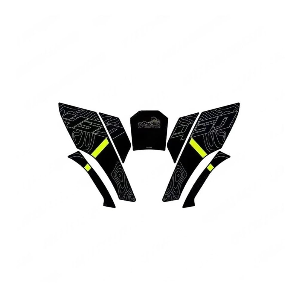 Motorcycle Fuel Tank Protector for CF&Moto 450MT 450 MT 2024 Motorcycle Fuel Tank Decal Anti-Slip Sticker(K)