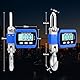 Everkeen Kranwaage 500KG Digitale Hängewaage Elektronische Wildwaage Industrie Hängende Waage Tragbare LCD Zugwaage mit Haken, Blau
