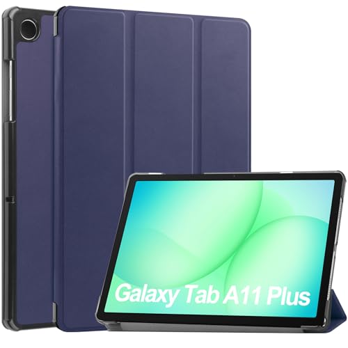 ProElite Case Cover for Samsung Galaxy Tab A11 Plus 11 inch 2025 Case, Slim Trifold Flip case Cover for Samsung Galaxy Tab A11+ 11" 2025 Case Tablet [Auto Sleep Wake Feature], Dark Blue