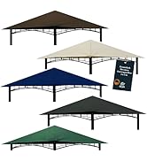Vervangend dak voor paviljoen 334 cm x 334 cm zand antiek paviljoen waterdicht materiaal: Panama PCV Soft 370g/m² extra sterk model 10 (antraciet Vervangend dak voor paviljoen 334 cm x 334 cm zand antiek paviljoen waterdicht materiaal: Panama PCV Soft 370g/m² extra sterk model 10 (antraciet