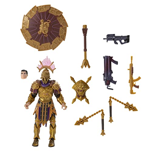 Fortnite Hot Drop Series Menace (Undefeated Flame), 4-inch Articulated Figure with Harvesting Tool,...