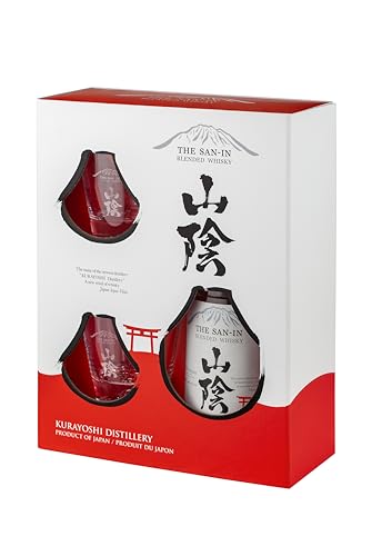 THE SAN-IN BLENDED JAPANESE WHISKY PACK 2 VASOS 70CL 40%