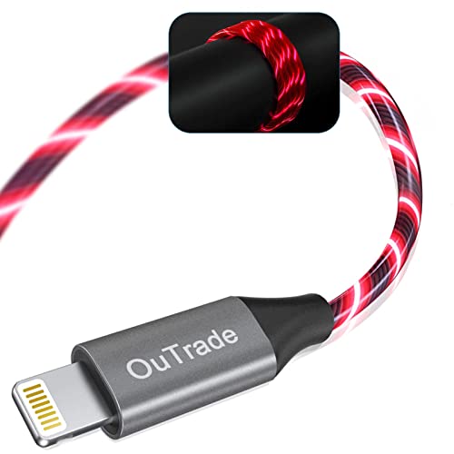 Cargador Apple certificado MFi tipo cable de carga LED para iPhone de 6 pies