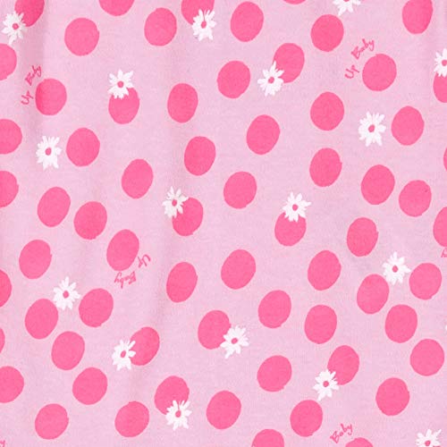 Body Manga Curta em Suedine, Up Baby, Meninas, Rosa, P