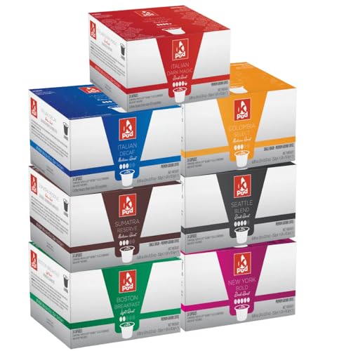 KPod Coffee Pods, Compatible with Keurig, K-Cup, 120 Pods, Mix & Match (Choose 5)