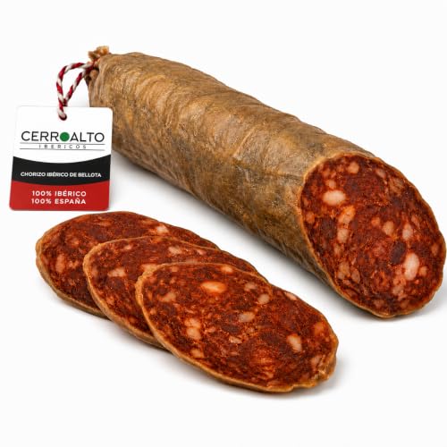 CERROALTO | Chorizo Ibérico de Bellota | Pieza | 1-1.2 kg | Curado Artesano
