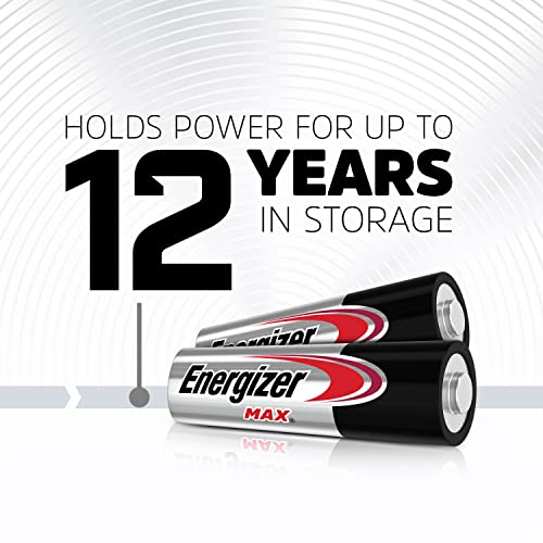 Image of Energizer MAX AA Batteries (20 Pack), Double A Alkaline Batteries