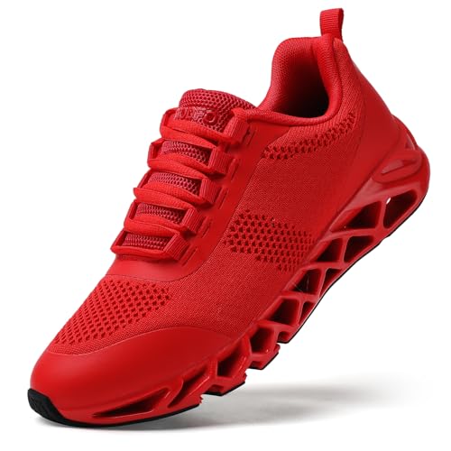 Running Shoes for Women Sneakers red Size 11 Fashion Athletic Tennis Walking Shoes