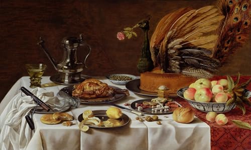 Affiche Toile Pieter Claesz 60x90cm pour sublimer votre décoration de salon