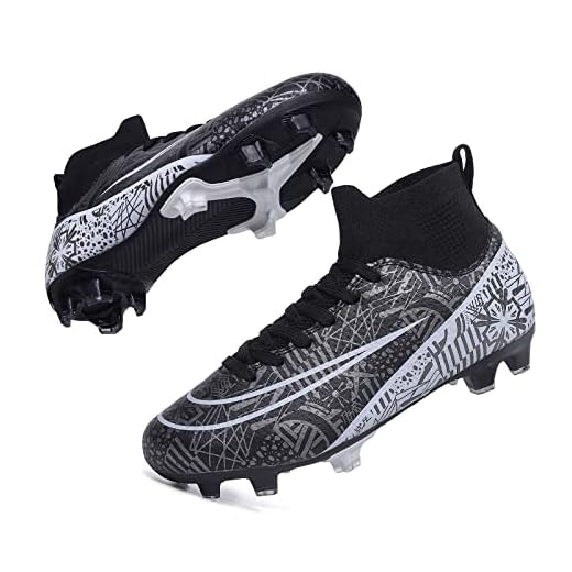 Mens Soccer Shoes Soccer Cleats Women Football Cleats Tacos De Futbol para Hombre Football Shoes for Turf Futsal Shoes Cleats Football Turf Cleats Professional Football Training Boots AG FG