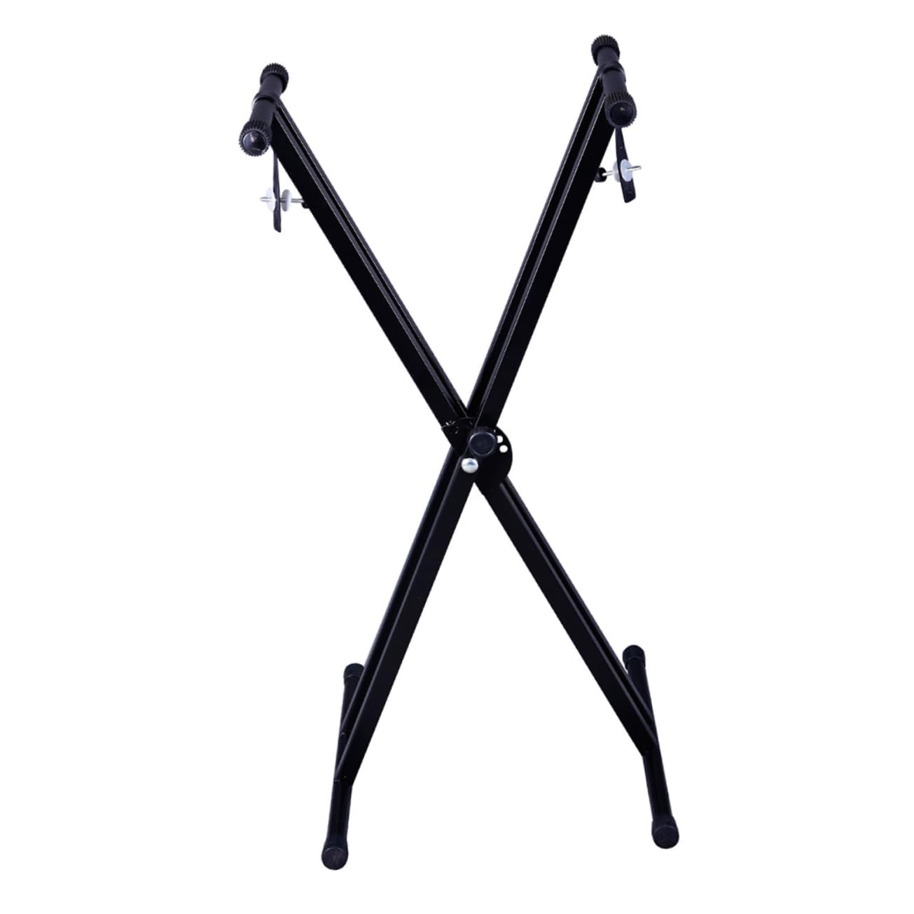 FUNOMOCYA Adjustable Iron Keyboard Stand Organ Rack for Children 4 Holes for Secure Mounting Easy to Carry