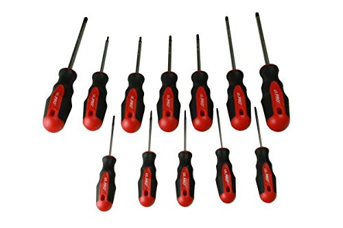 US Pro by Bergen Tools 12pc Torx Screwdriver Set T6 to T45 Star-TRX B1529