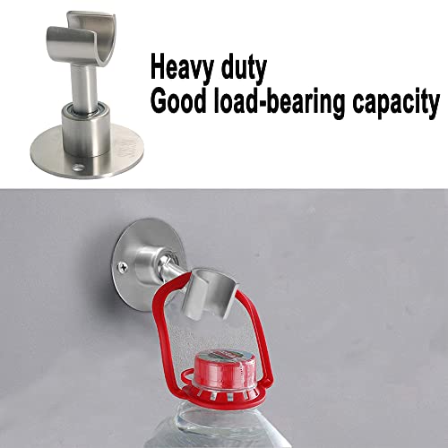 Lokyanwin Shower Head Holder,360°Adjustable Stainless Steel Handheld Shower Head Bracket Holder Wall Mount,Steel Shower Spray Holder Wall Mount Shower Wand Holder,Brushed Nickel Sus304 #TOP6