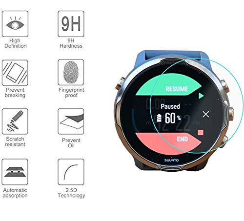 Lonlonking 3-Pack for Suunto 7 Screen Protector Tempered Glass for Suunto 7  Smartwatch [2.5D 9H Hardness][Anti-Scratch]: Screen Protectors: Amazon .com.au