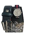 Photo Gallery egon furstenberg box cintura blu+orologio blu-rosso uomo Photo Gallery egon furstenberg box cintura blu+orologio blu-rosso uomo