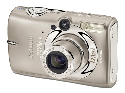 Canon Digital IXUS 960 IS Digital Camera (12 Megapixel, 3.7 x optic). Zoom, 7.6 cm (3 inch) display, image stabilizer) (Renewed)
