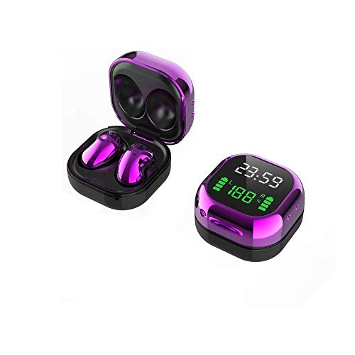 SZYCD Wireless Earbuds, IPX4 Waterproof Bluetooth Headset 5.1 with Charging Box, Subwoofer with TWS Stereo Headphones, Built-in Mic, Clear Calls, Suitable for Business and Work (Pink)