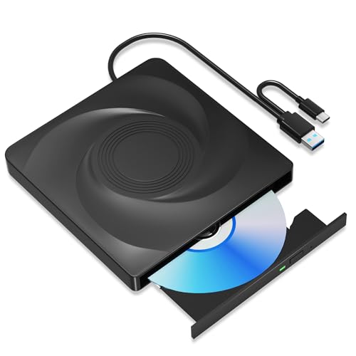 Wbacon Lecteur Blu-Ray Externe (Lecteur CD/DVD Externe)